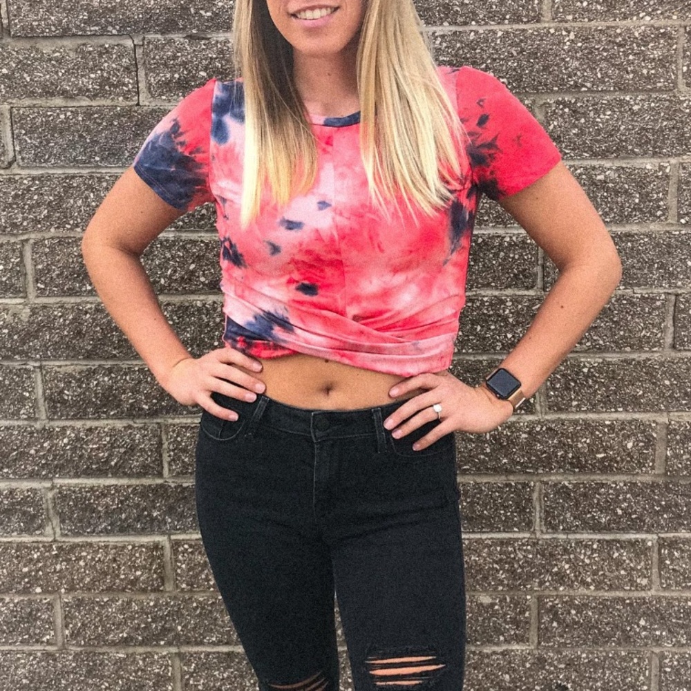 Tie dye crop top